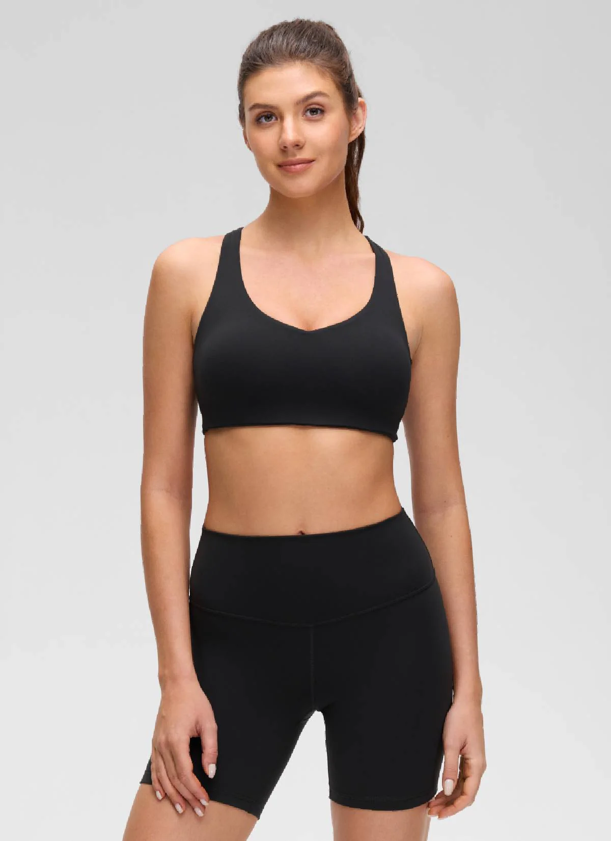 Butterluxe V Neck Strappy Sports Bra - Image 15