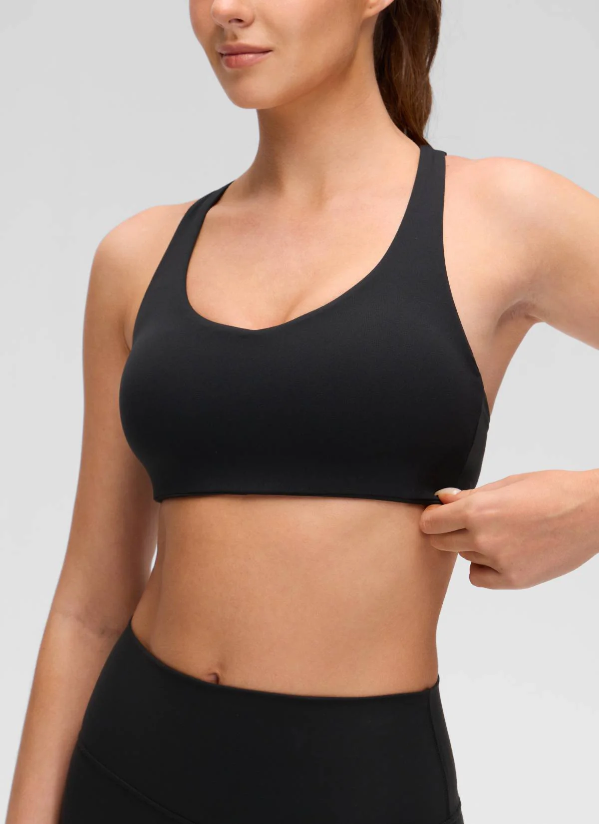 Butterluxe V Neck Strappy Sports Bra - Image 19