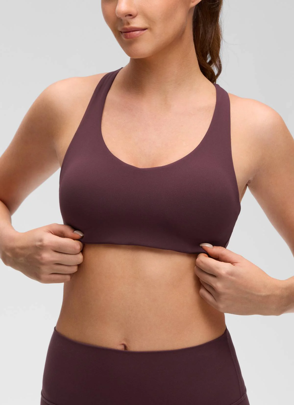 Butterluxe V Neck Strappy Sports Bra - Image 4