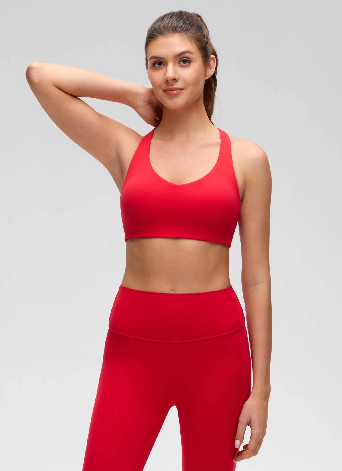 Butterluxe V Neck Strappy Sports Bra - Image 6