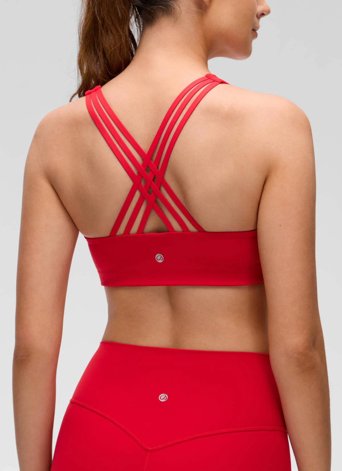 Butterluxe V Neck Strappy Sports Bra - Image 9