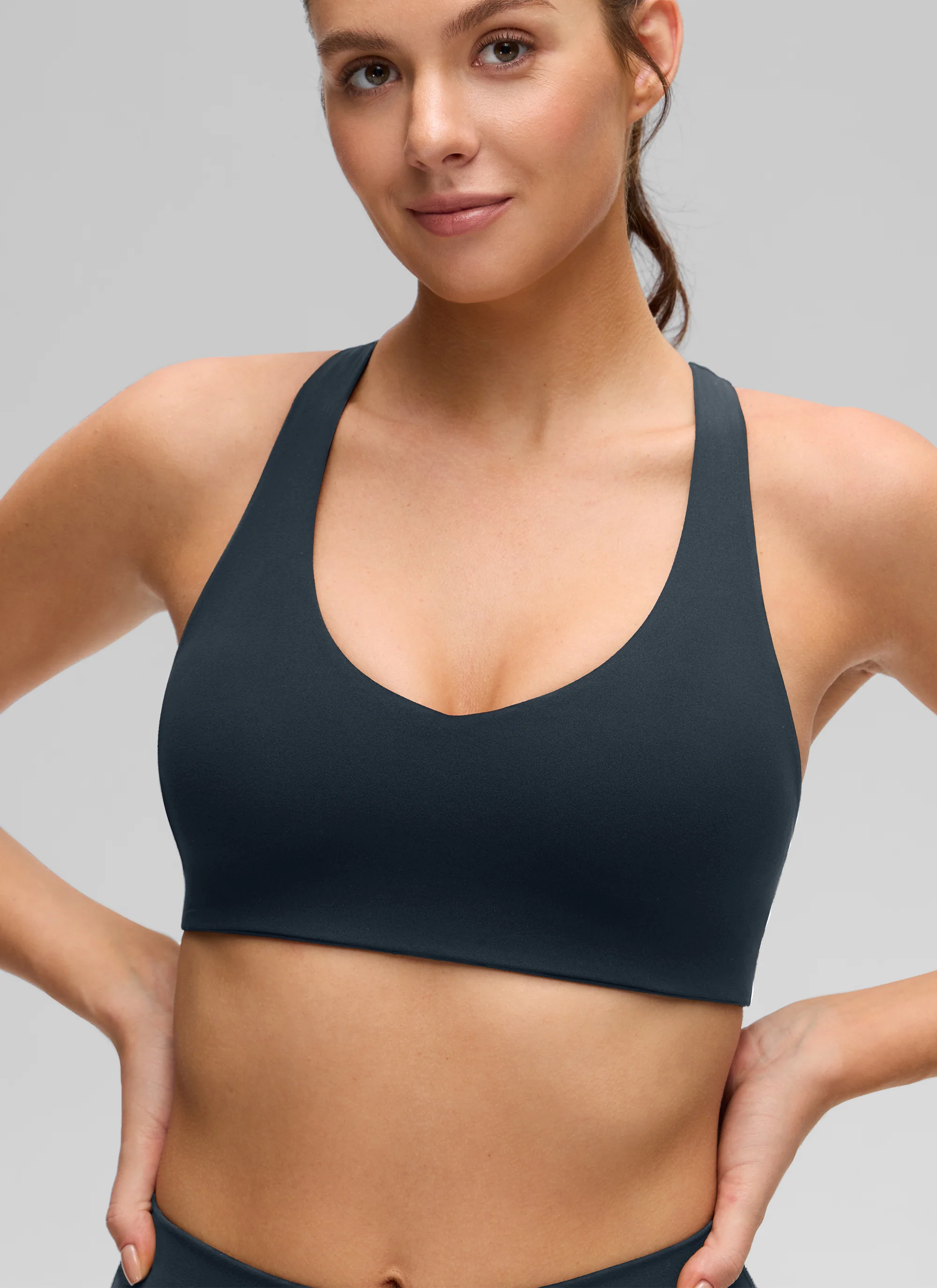 Butterluxe V Neck Racerback Sports Bra - Image 27