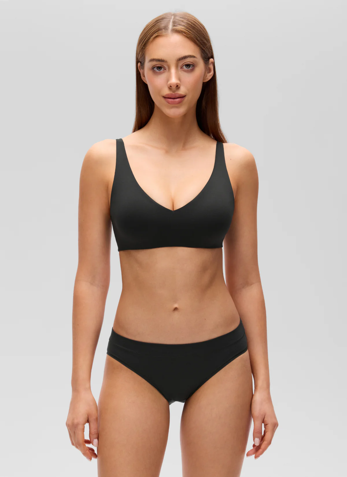 Softhold Double Lined Deep V Bralette - Image 11