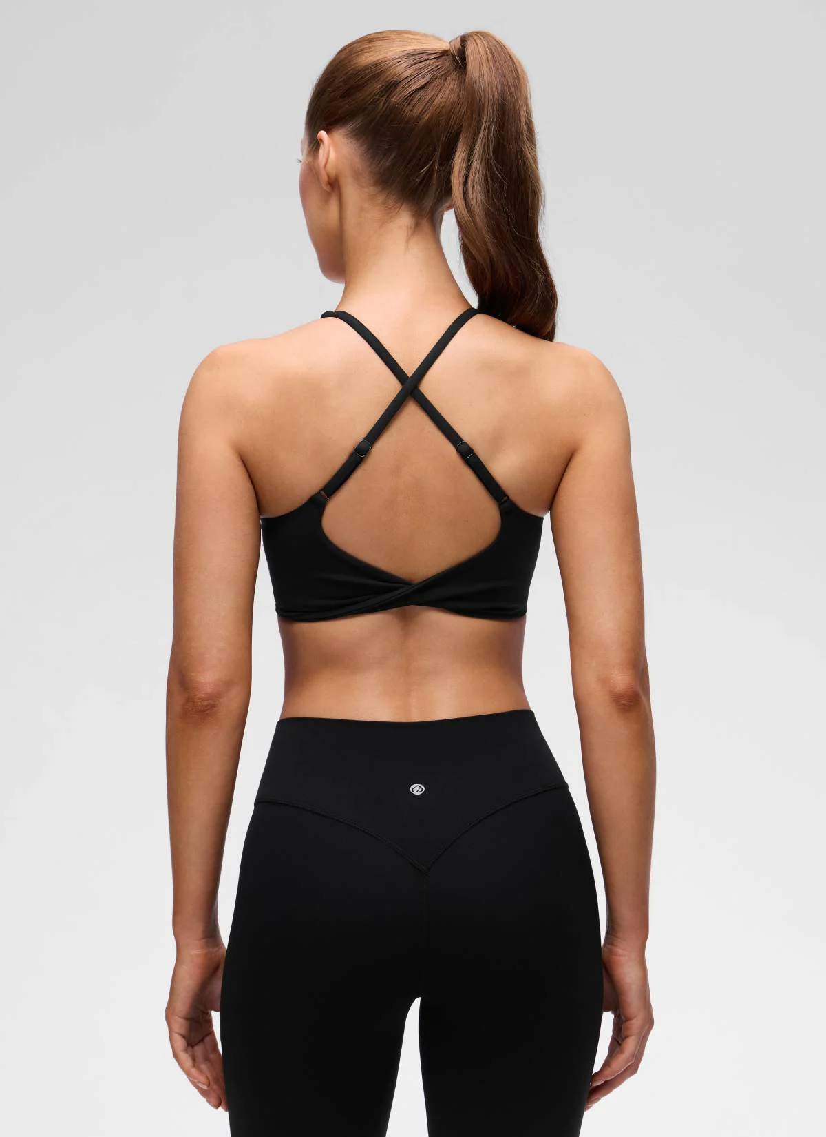 Butterluxe V Neck Twist Cross Back Sports Bra - Image 10