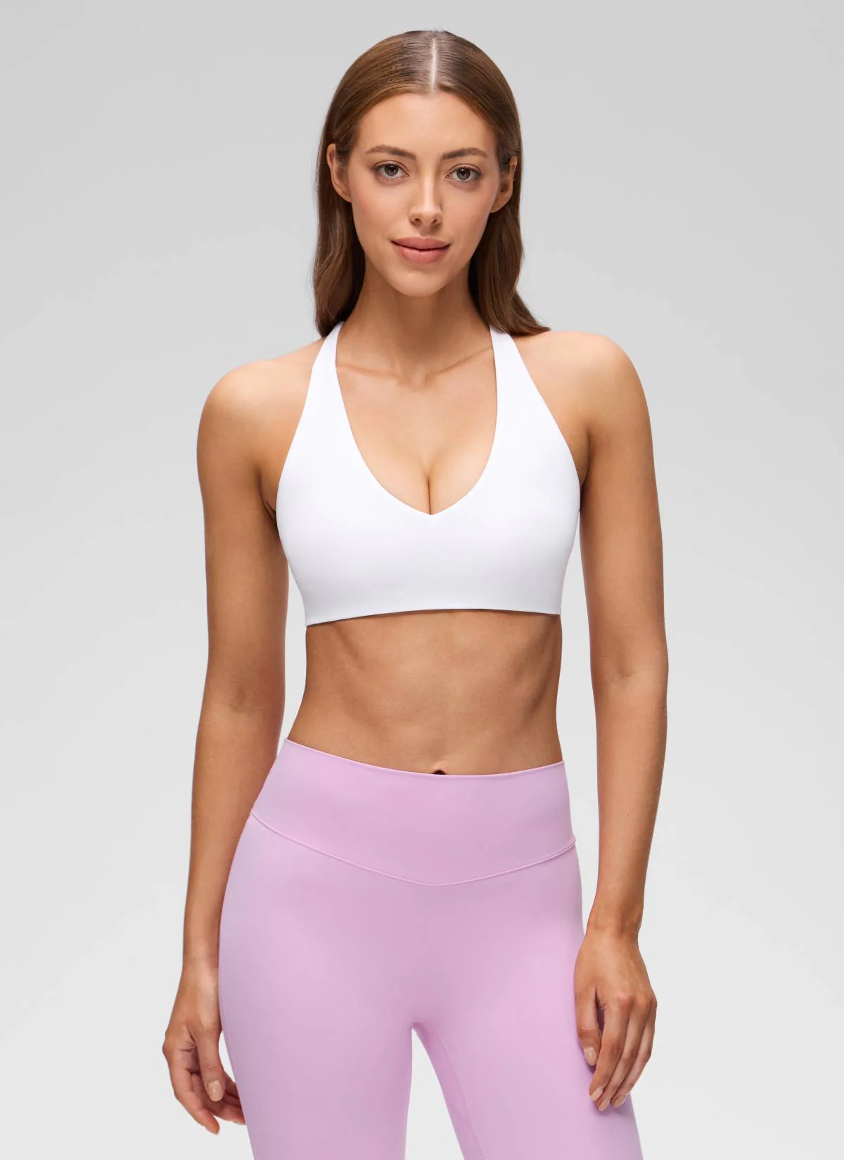 Butterluxe V Neck Twist Cross Back Sports Bra - Image 14