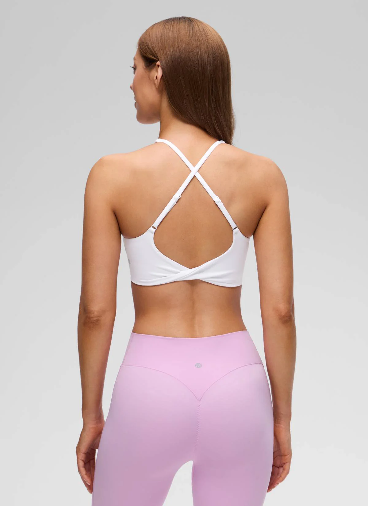 Butterluxe V Neck Twist Cross Back Sports Bra - Image 15