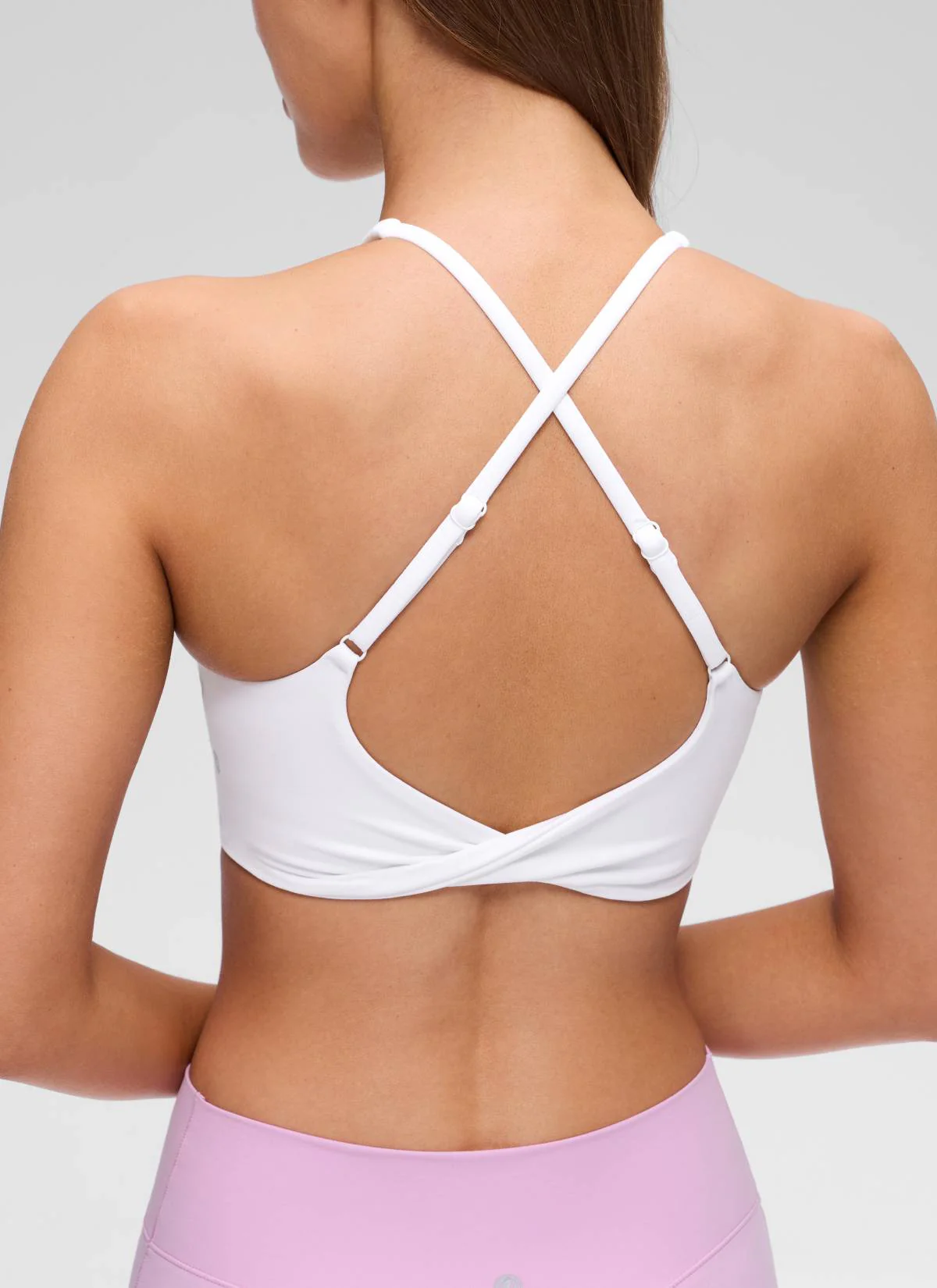 Butterluxe V Neck Twist Cross Back Sports Bra - Image 17