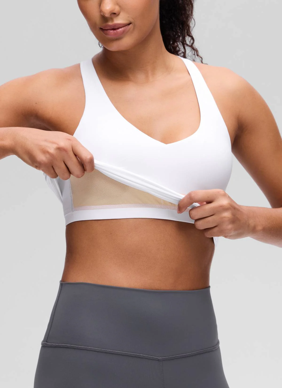 Butterluxe V Neck Racerback Shelf Bra Tank - Image 13