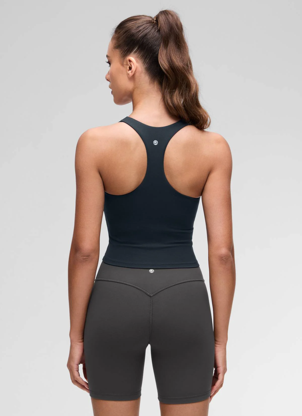 Butterluxe V Neck Racerback Shelf Bra Tank - Image 16