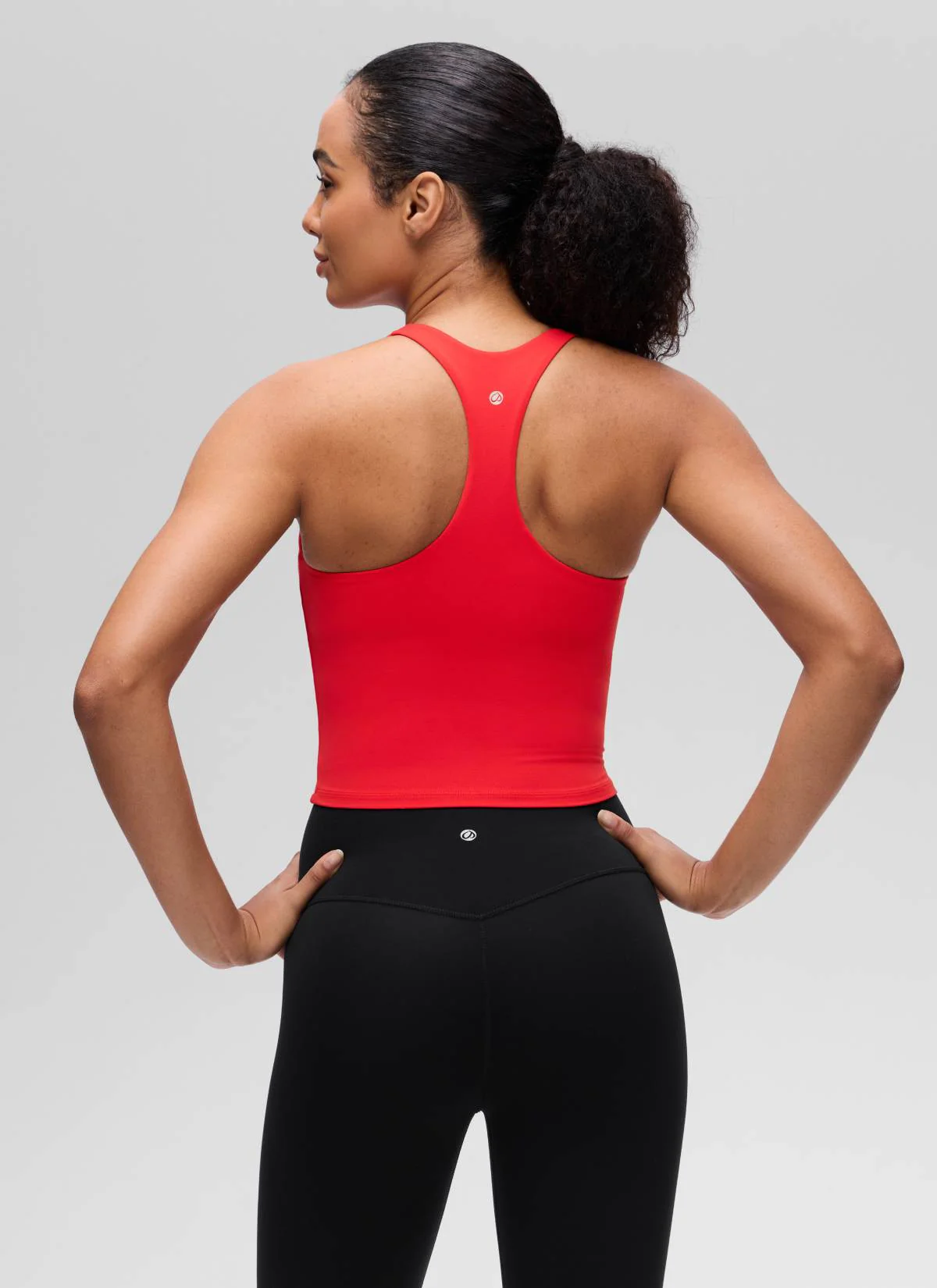 Butterluxe V Neck Racerback Shelf Bra Tank - Image 21
