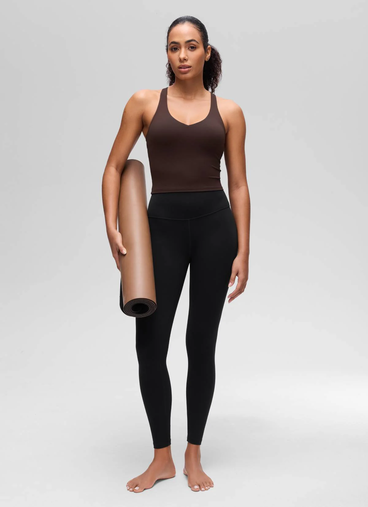 Butterluxe V Neck Racerback Shelf Bra Tank - Image 26
