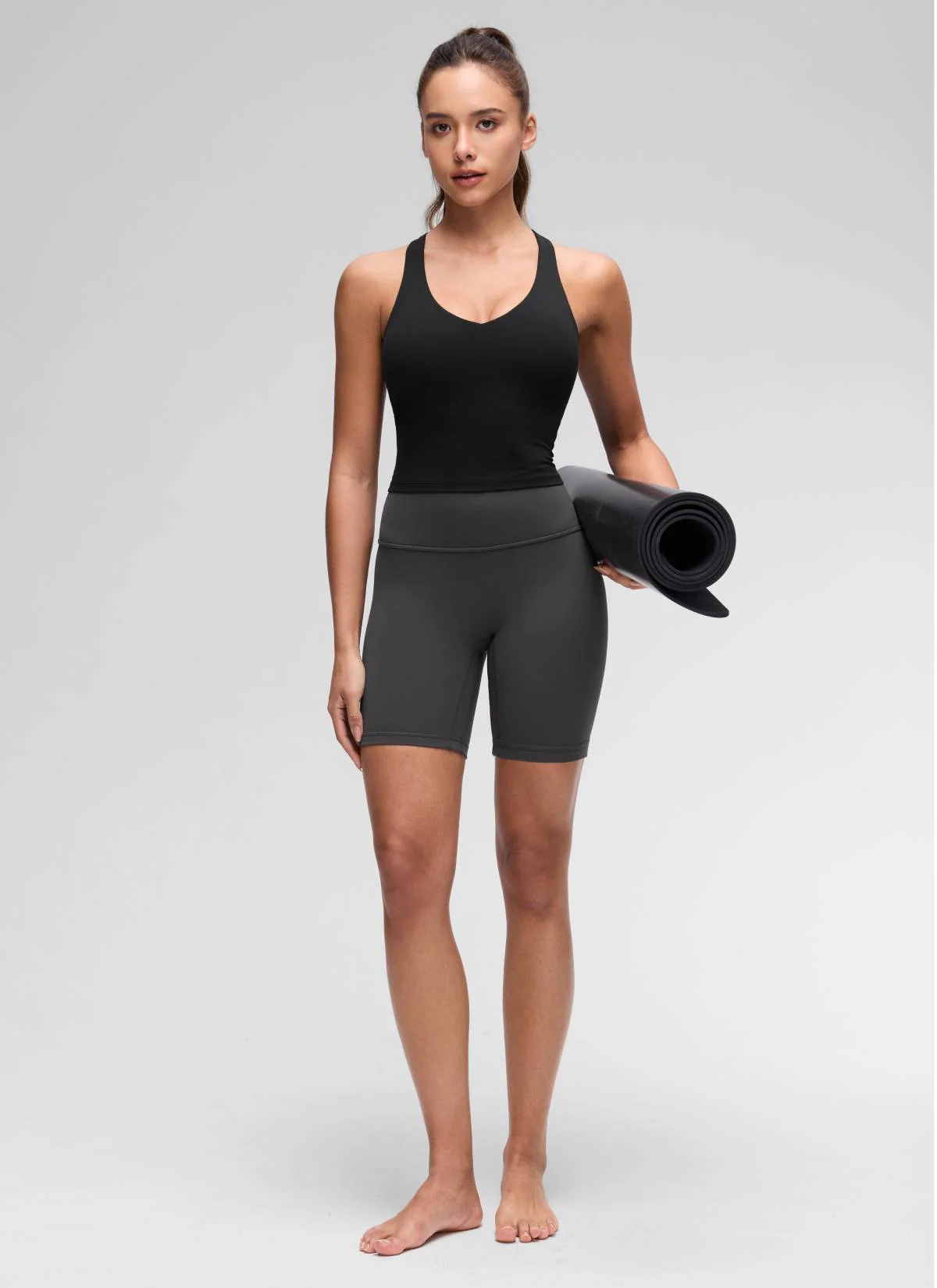Butterluxe V Neck Racerback Shelf Bra Tank - Image 7