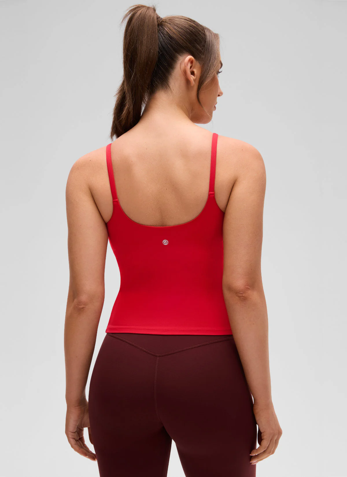 Softretch U Back Waist Length Built in Bra Tank - Image 21