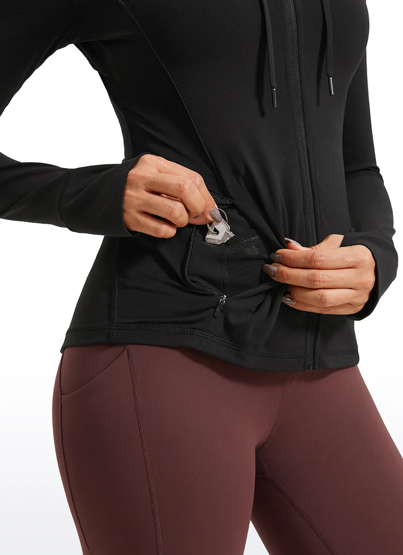 INNOPHRA Full Zip Athletic Jackets Hooded Coats for Women - Image 10