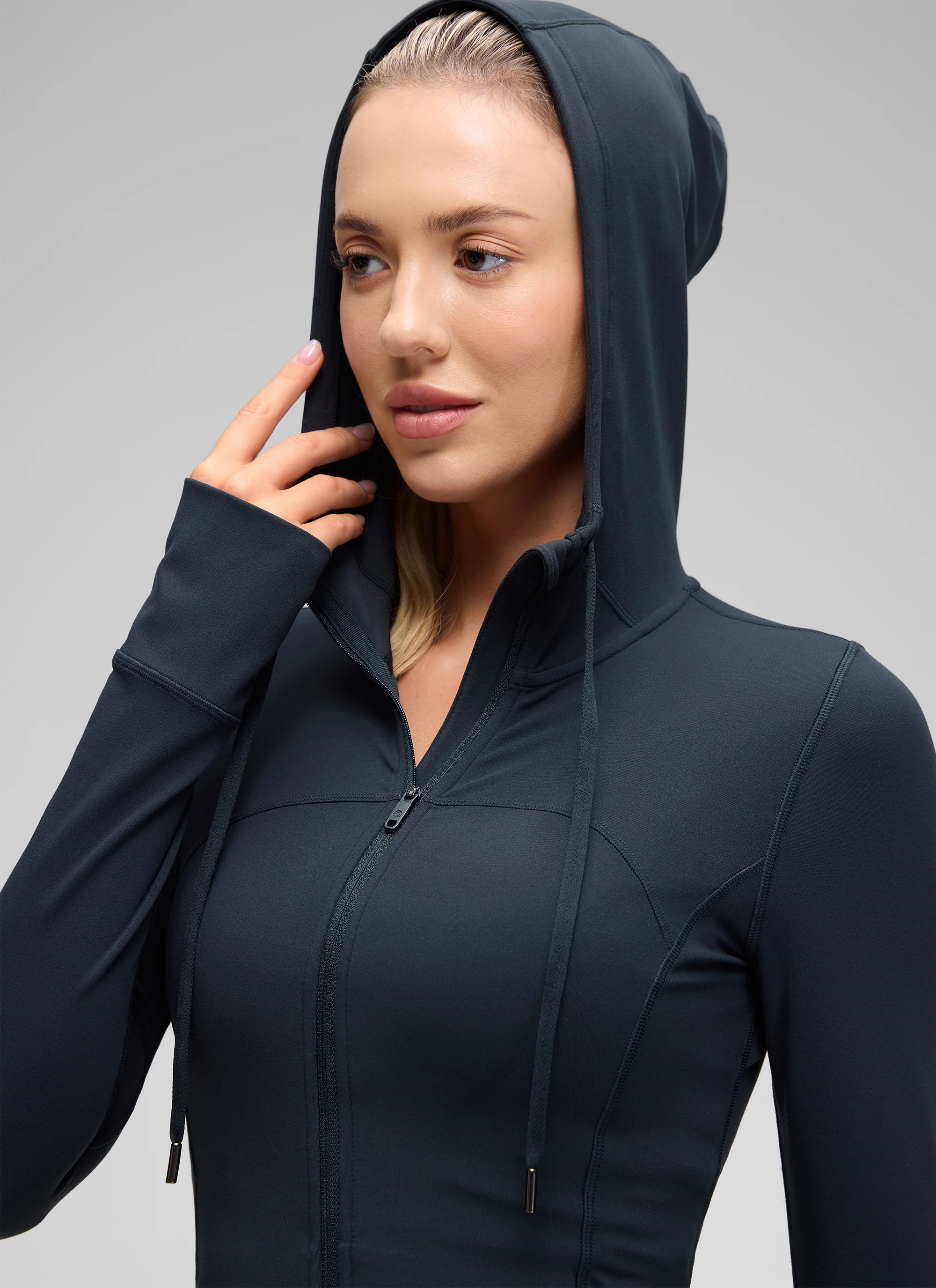 INNOPHRA Full Zip Athletic Jackets Hooded Coats for Women - Image 4