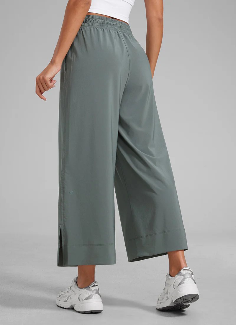 INNOPHRA Lightweight Wide Leg Cropped Pants - Image 6
