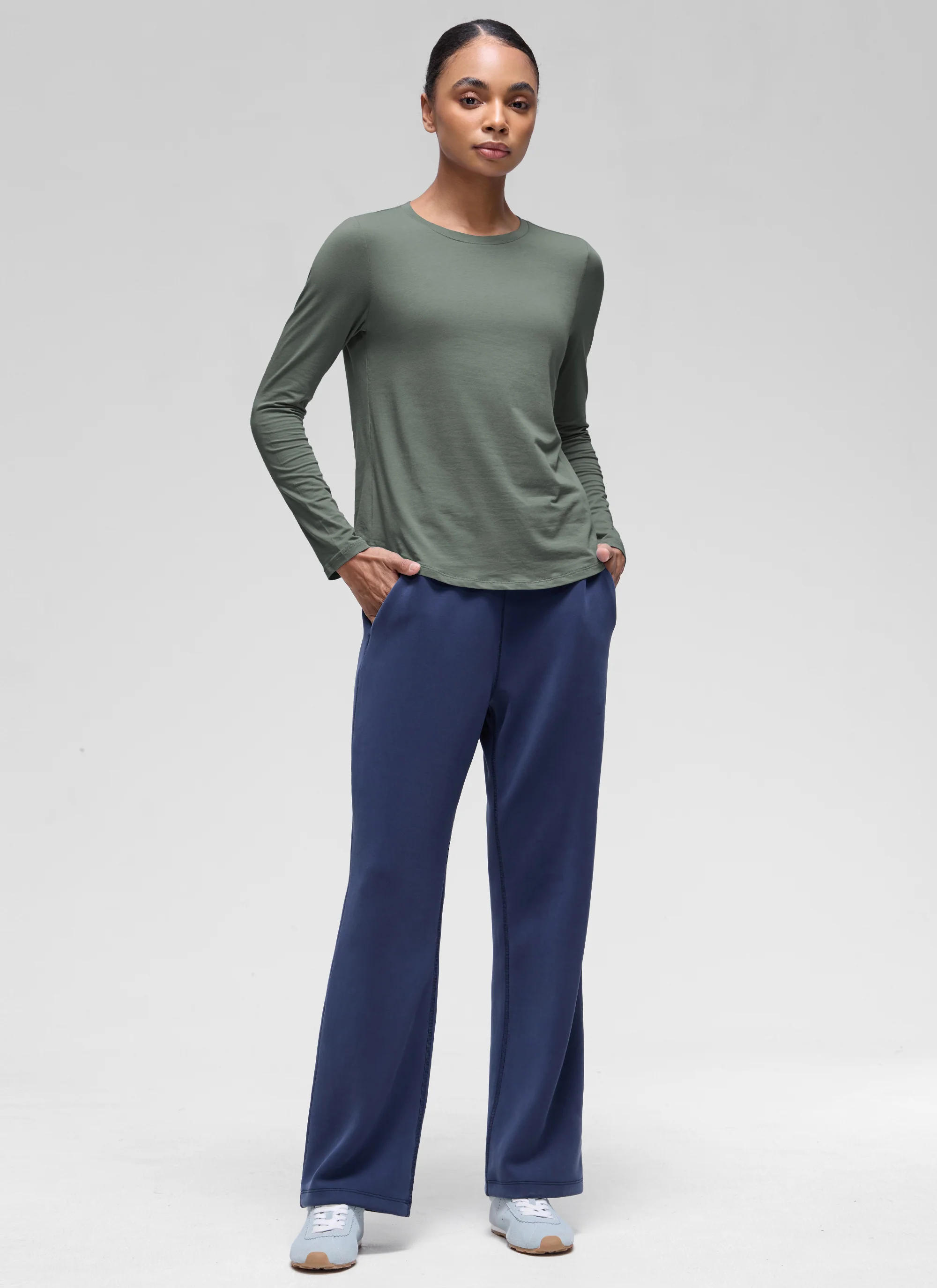 INNOPHRA Pima Cotton Nightwear Comfy Long Sleeve - Image 3