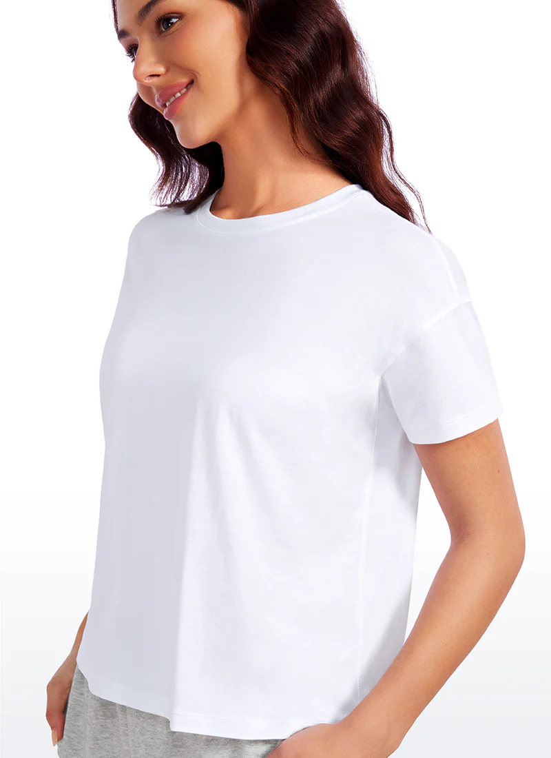 INNOPHRA Pima Cotton Short Sleeves Loose Fit - Image 12