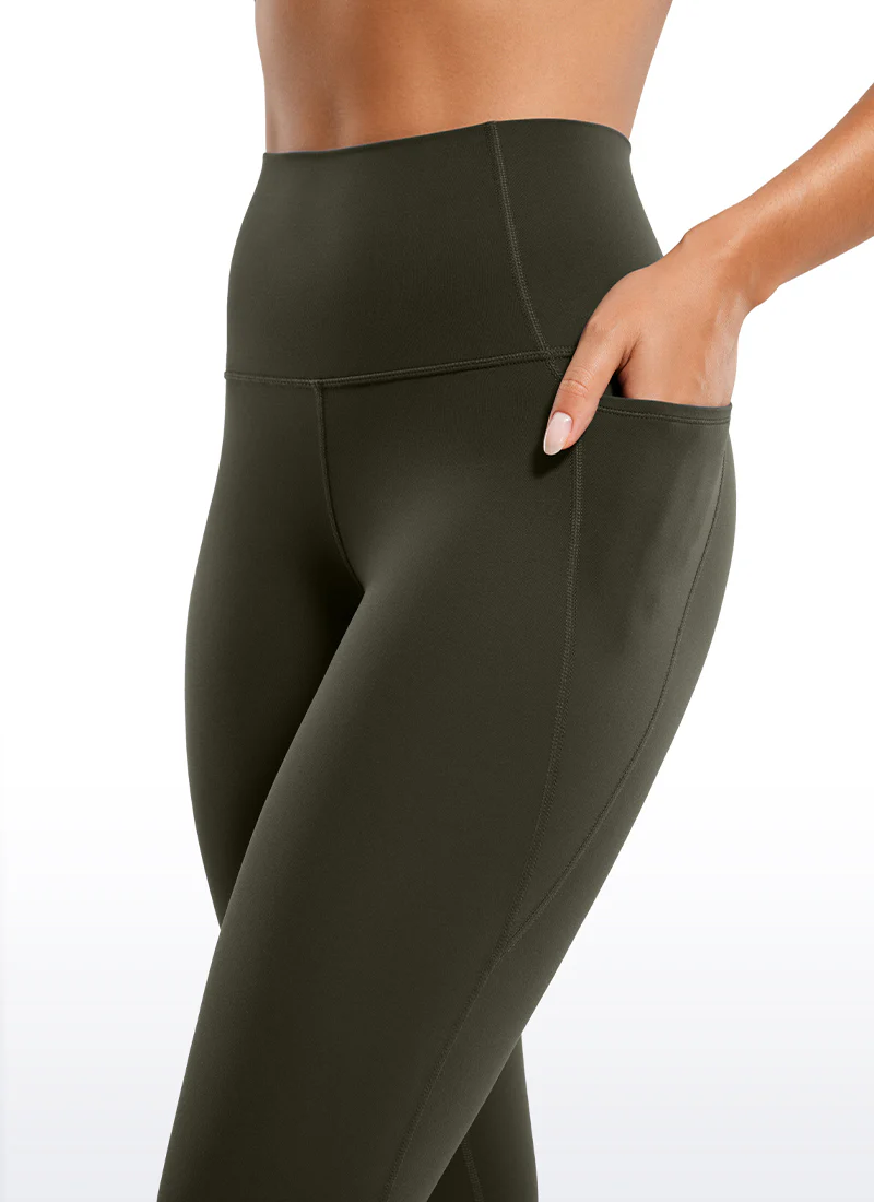 INNOPHRA Workout Leggings with Pockets Shapewear 25 Inches - Image 4
