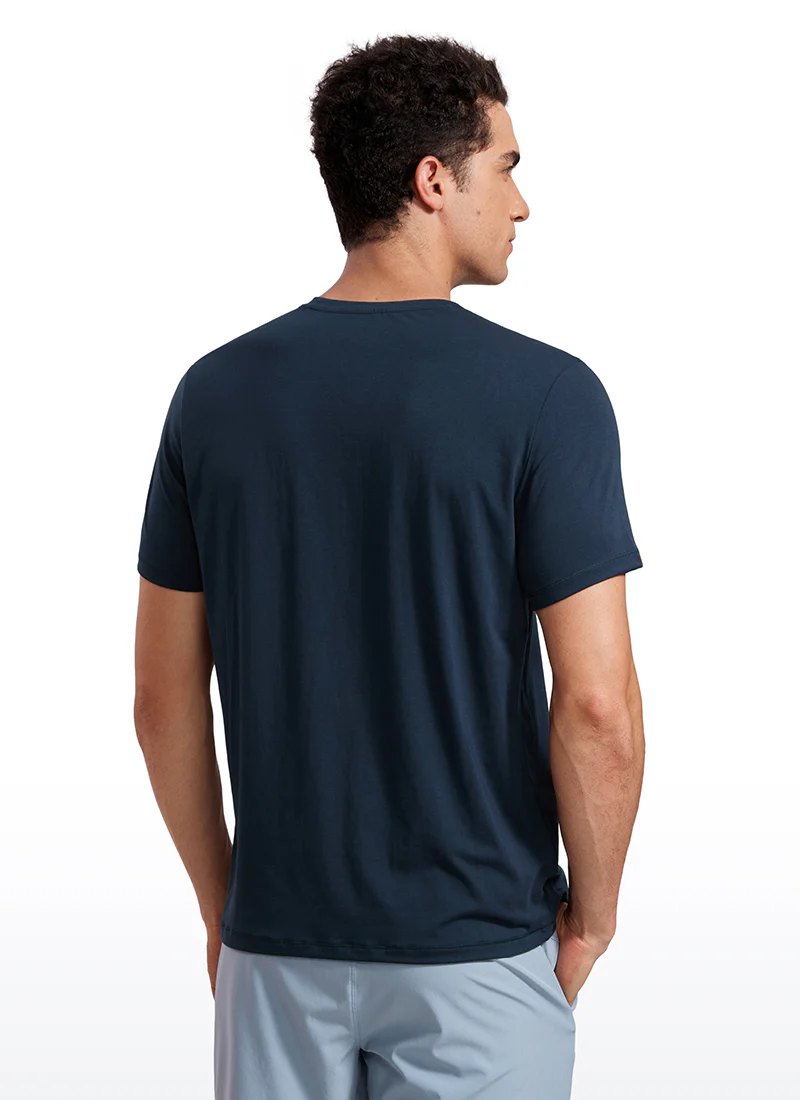 Quick Dry High Crewneck Short Sleeves Shirts - Image 10