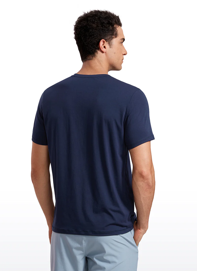 Quick Dry High Crewneck Short Sleeves Shirts - Image 14