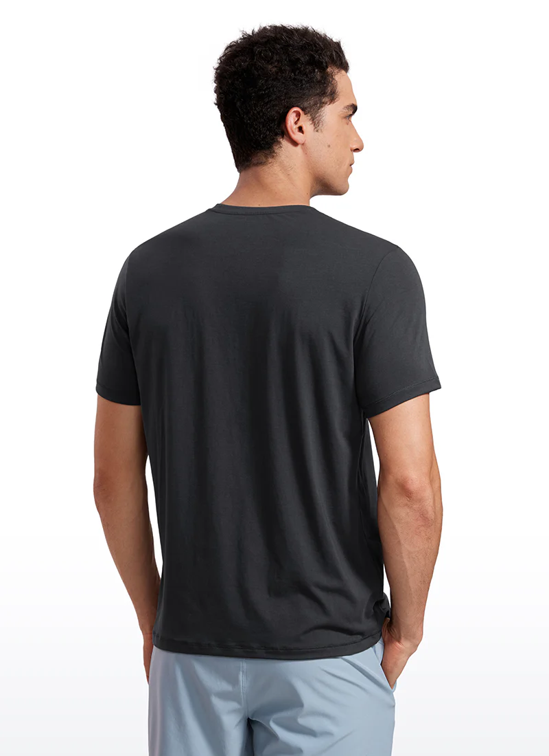 Quick Dry High Crewneck Short Sleeves Shirts - Image 18