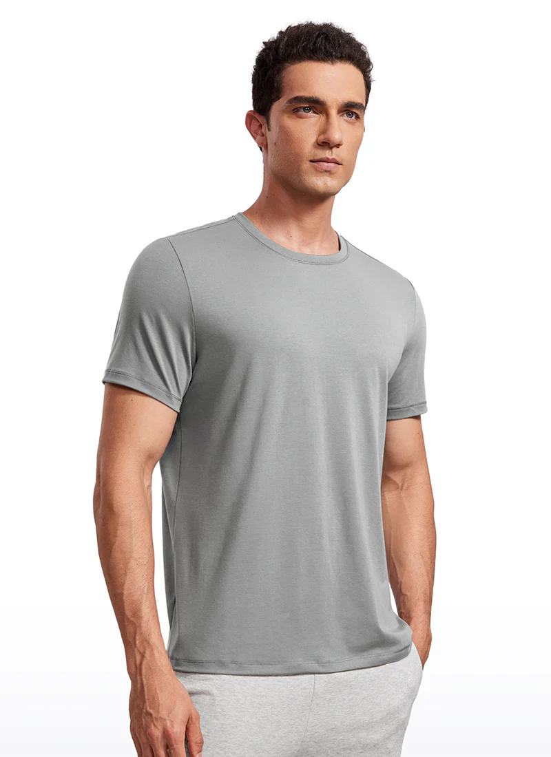 Quick Dry High Crewneck Short Sleeves Shirts - Image 21