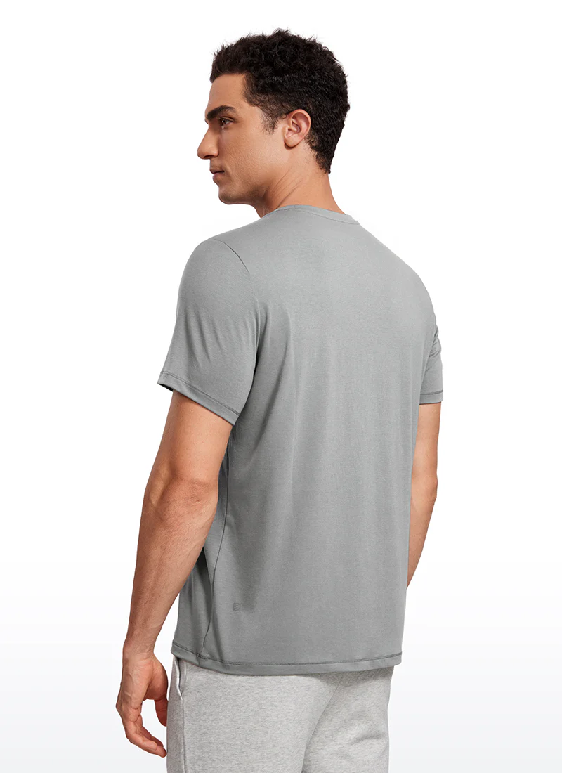 Quick Dry High Crewneck Short Sleeves Shirts - Image 22