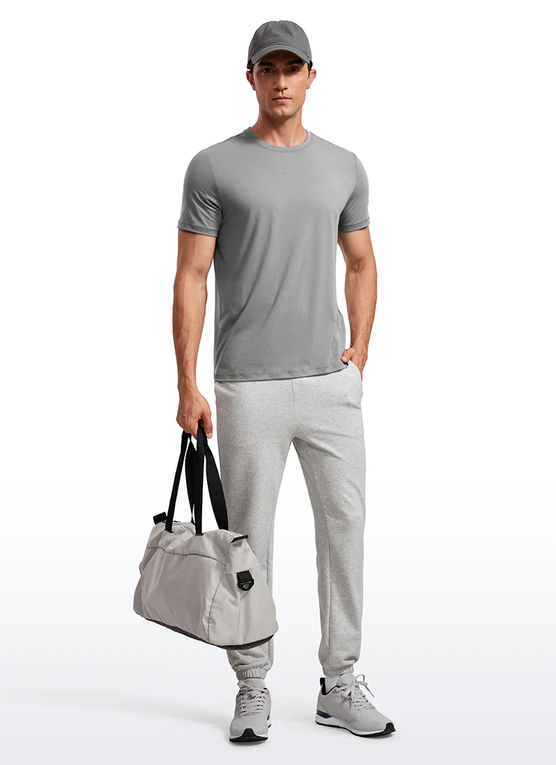 Quick Dry High Crewneck Short Sleeves Shirts - Image 23