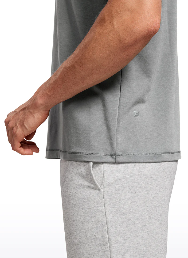 Quick Dry High Crewneck Short Sleeves Shirts - Image 24