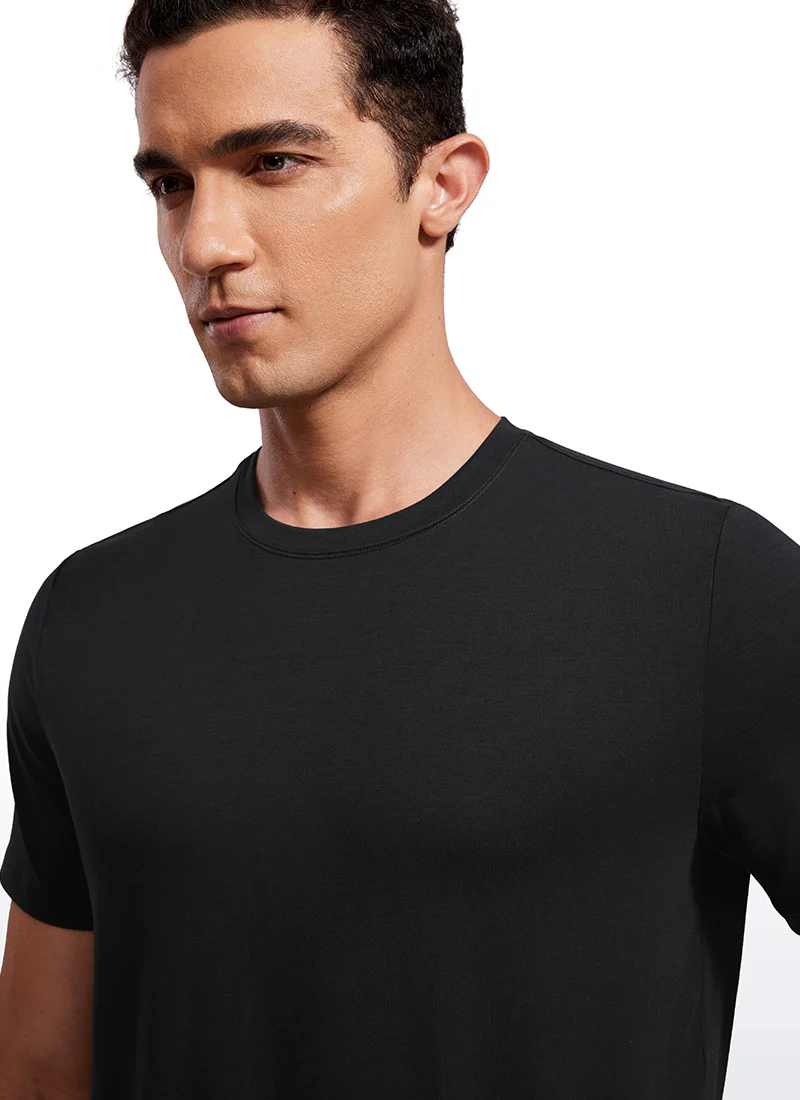 Quick Dry High Crewneck Short Sleeves Shirts - Image 4