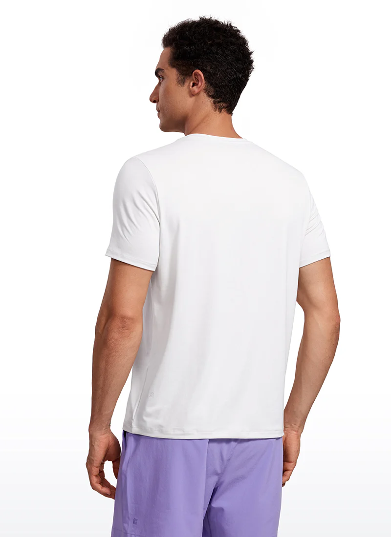 Quick Dry High Crewneck Short Sleeves Shirts - Image 6