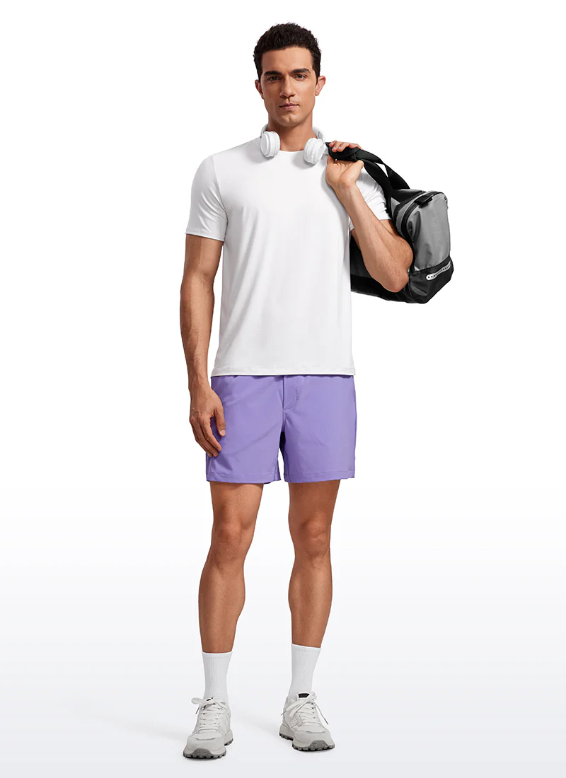 Quick Dry High Crewneck Short Sleeves Shirts - Image 7