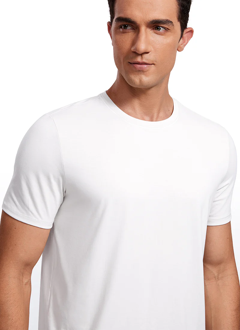 Quick Dry High Crewneck Short Sleeves Shirts - Image 8