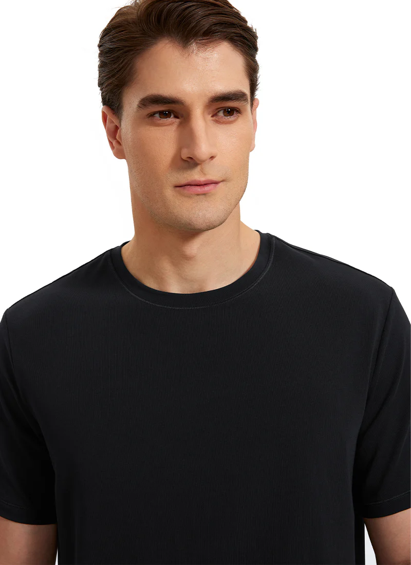Pima Cotton T-Shirts Short Sleeve Crew Neck - Image 4