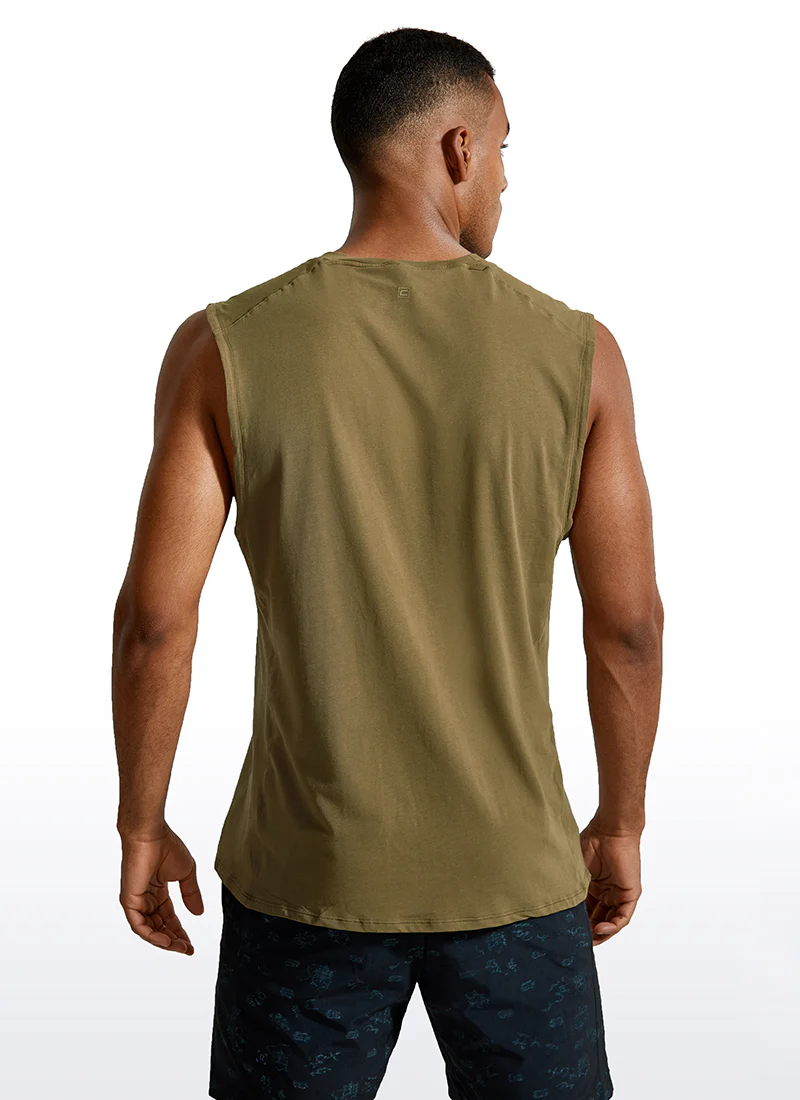 Pima Cotton Muscle Tank - Image 12