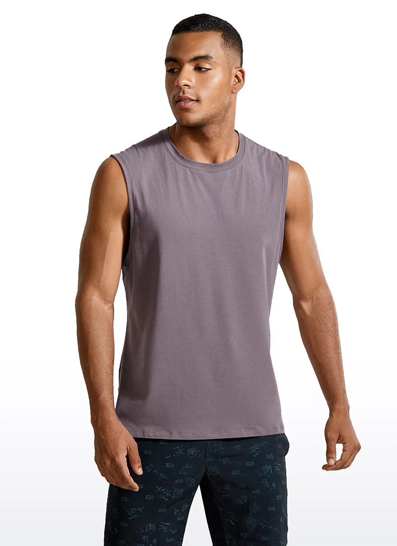 Pima Cotton Muscle Tank - Image 14