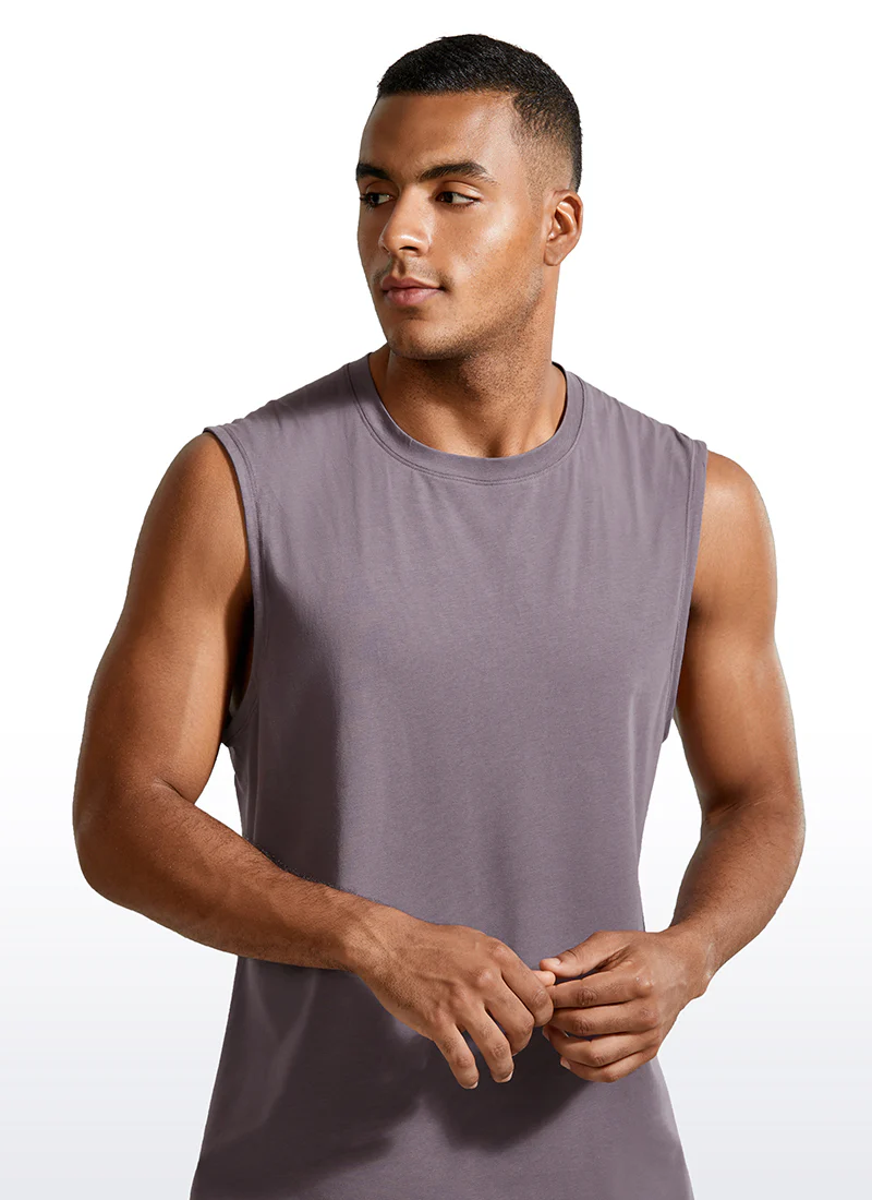 Pima Cotton Muscle Tank - Image 15