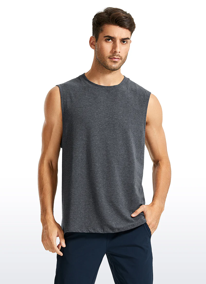 Pima Cotton Muscle Tank - Image 25