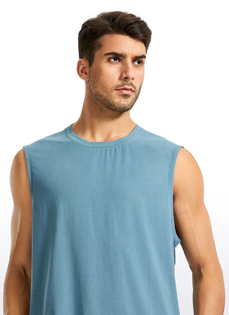 Pima Cotton Muscle Tank - Image 3