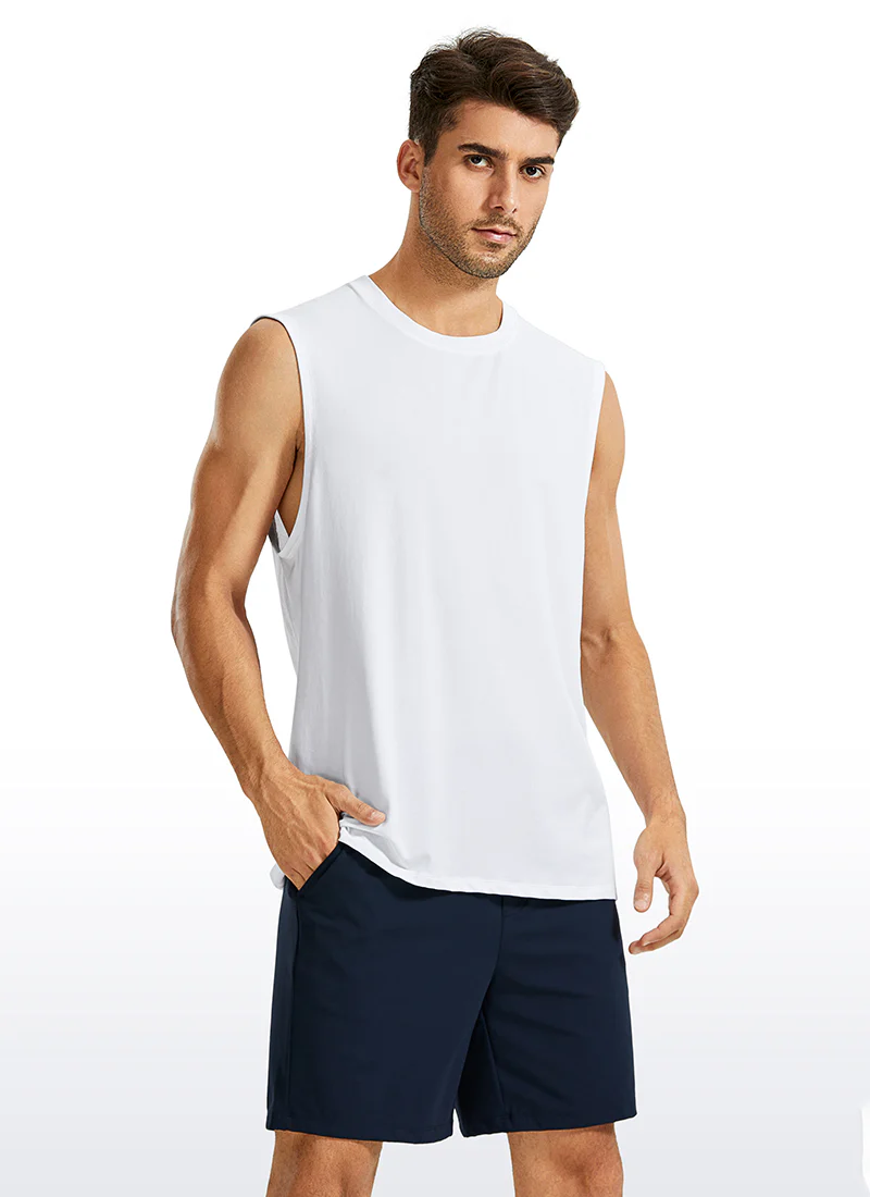 Pima Cotton Muscle Tank - Image 36