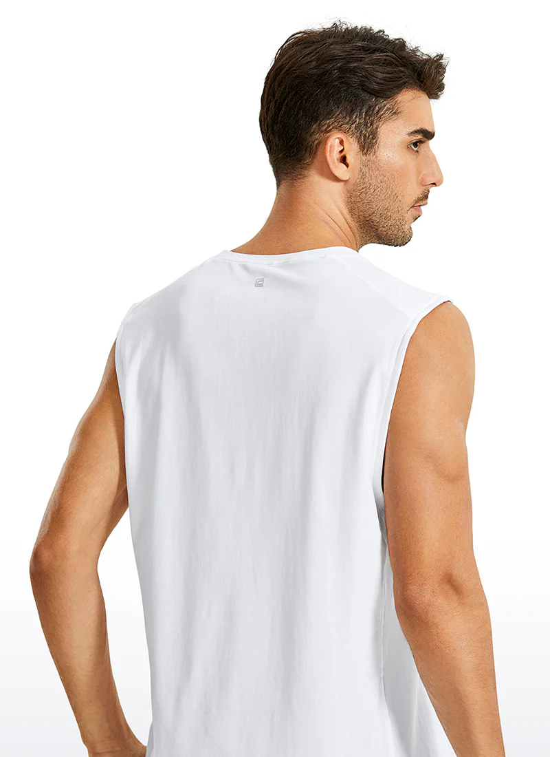 Pima Cotton Muscle Tank - Image 38