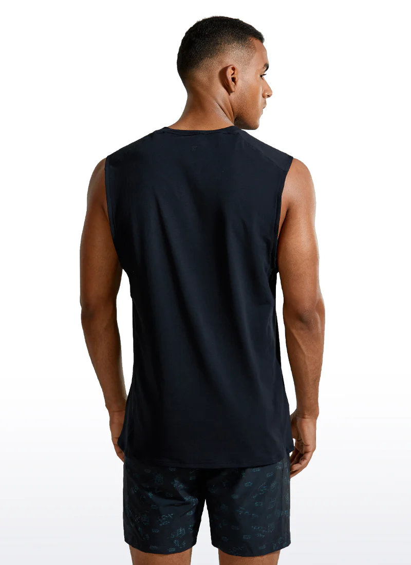 Pima Cotton Muscle Tank - Image 5