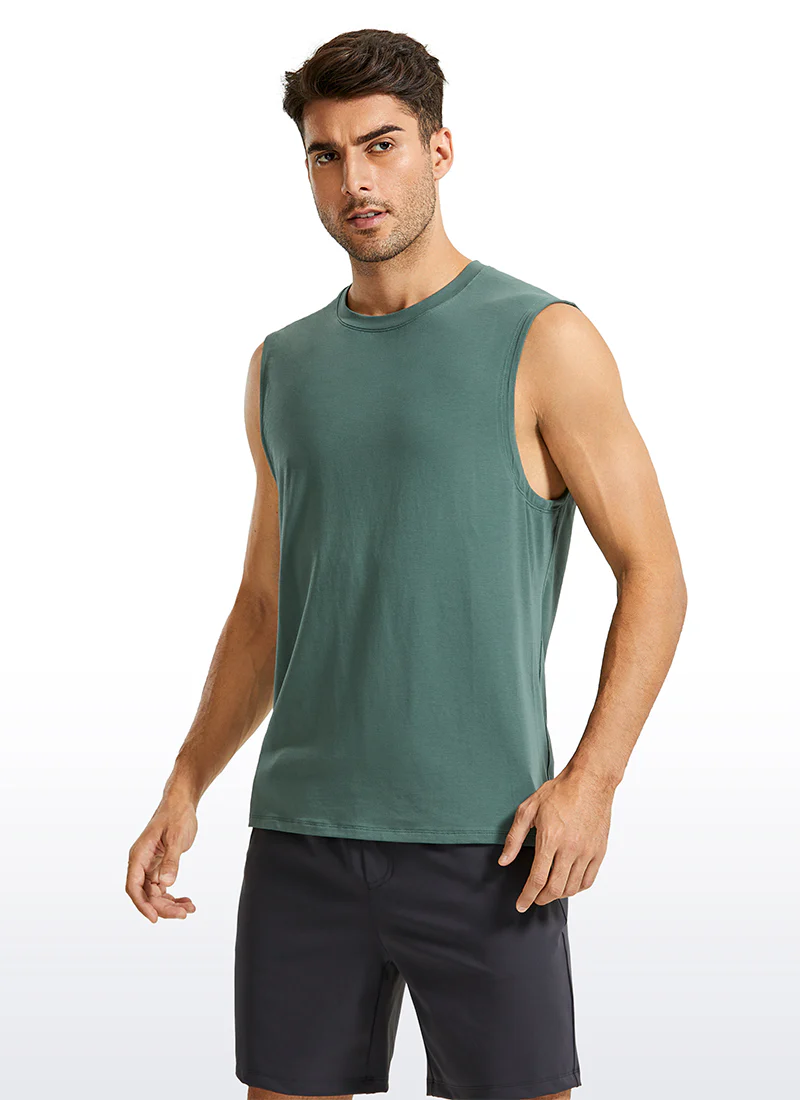 Pima Cotton Muscle Tank - Image 7