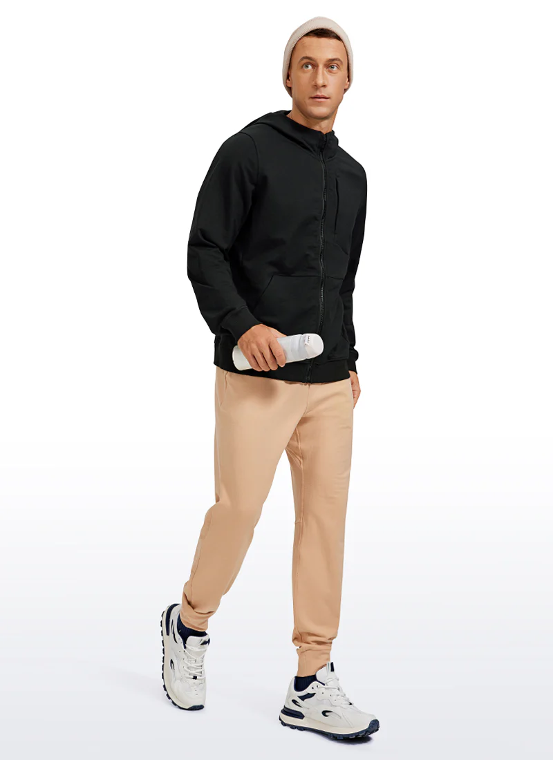 Cotton Terry Zip-up Jackets with Pockets - Image 3