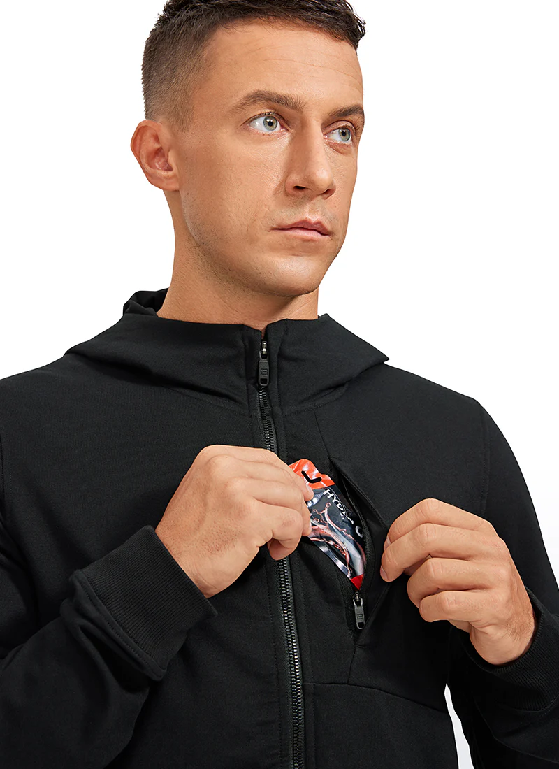 Cotton Terry Zip-up Jackets with Pockets - Image 4