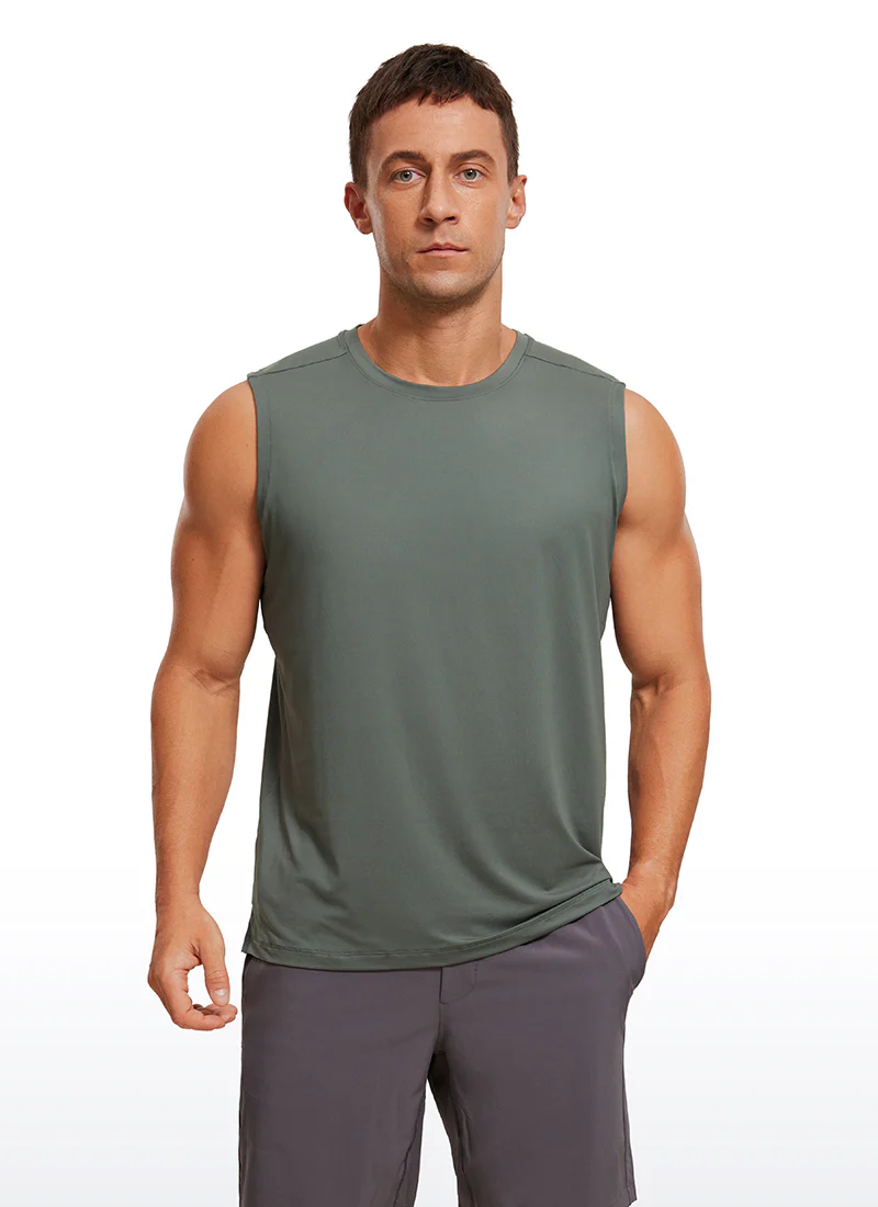 Stretch Quick Dry Tank Tops Crewneck - Image 19
