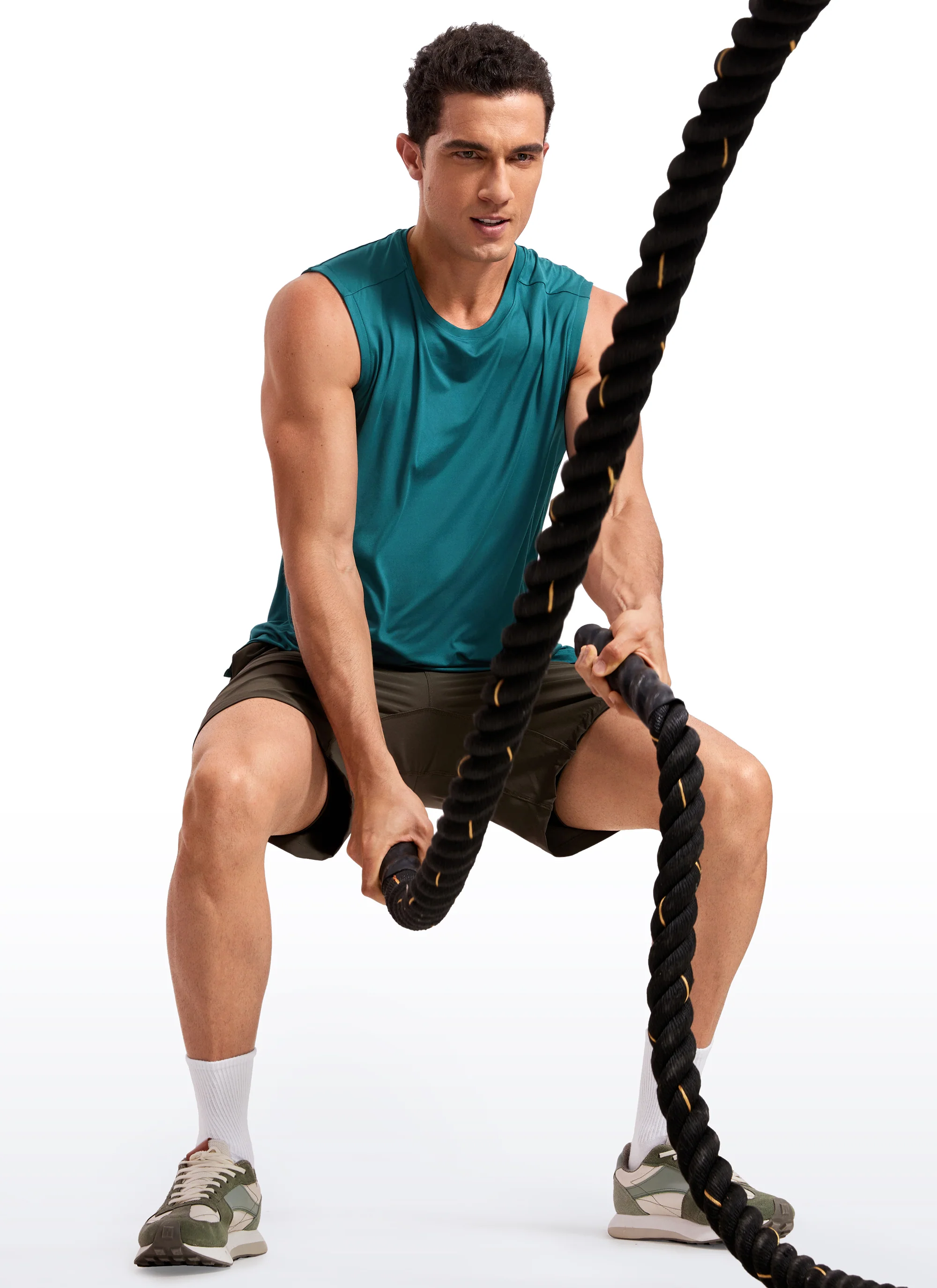 Stretch Quick Dry Tank Tops Crewneck - Image 32