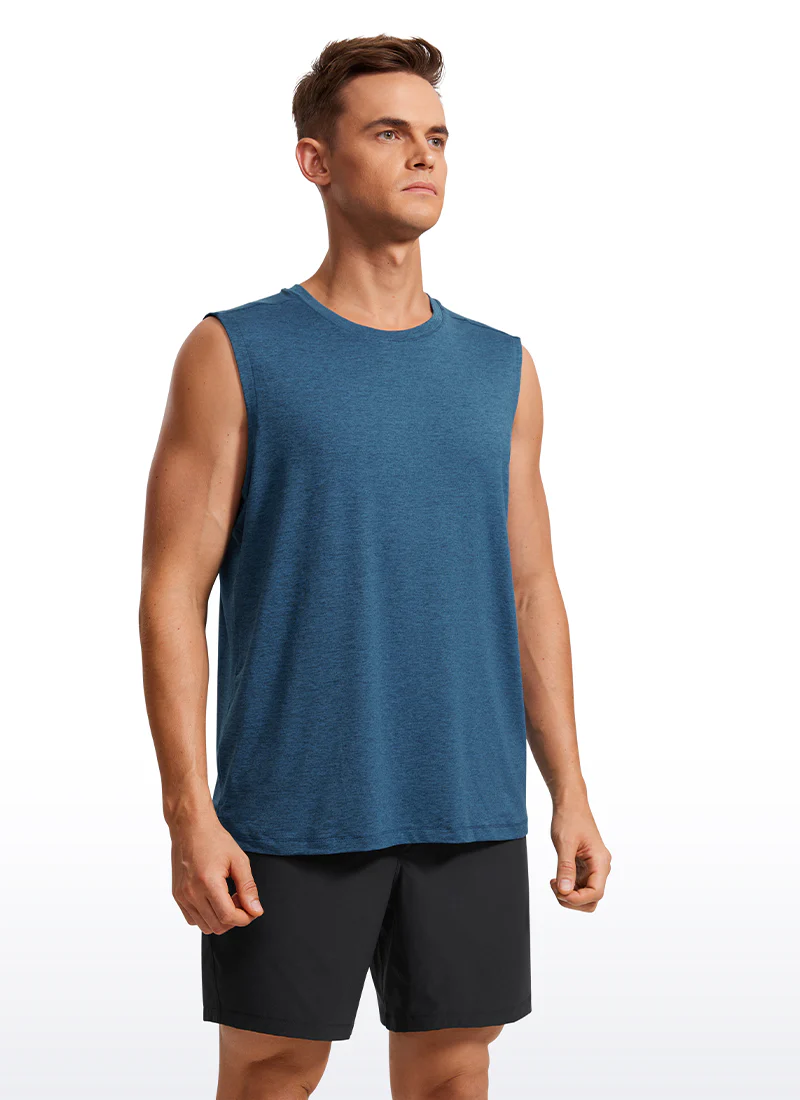 Stretch Quick Dry Tank Tops Crewneck - Image 37