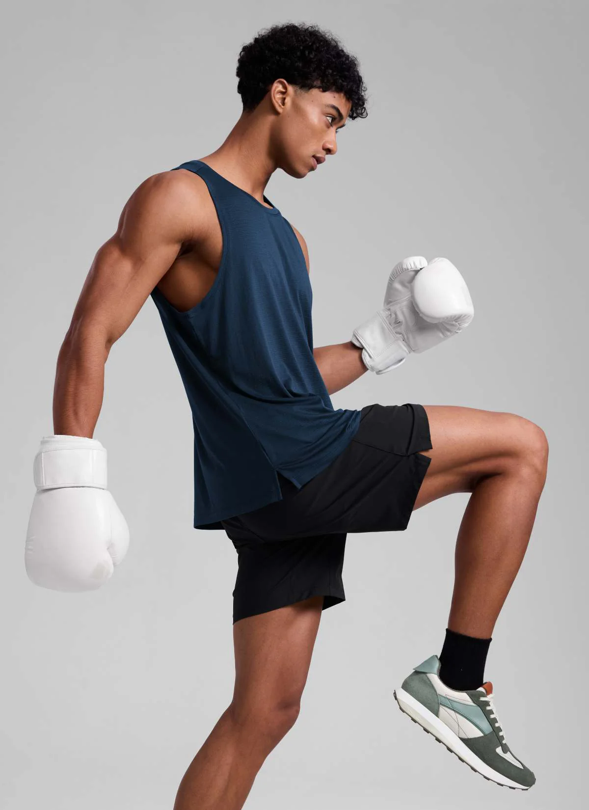 Lightweight Side Slits Narrow Shoulder Tank - Image 12